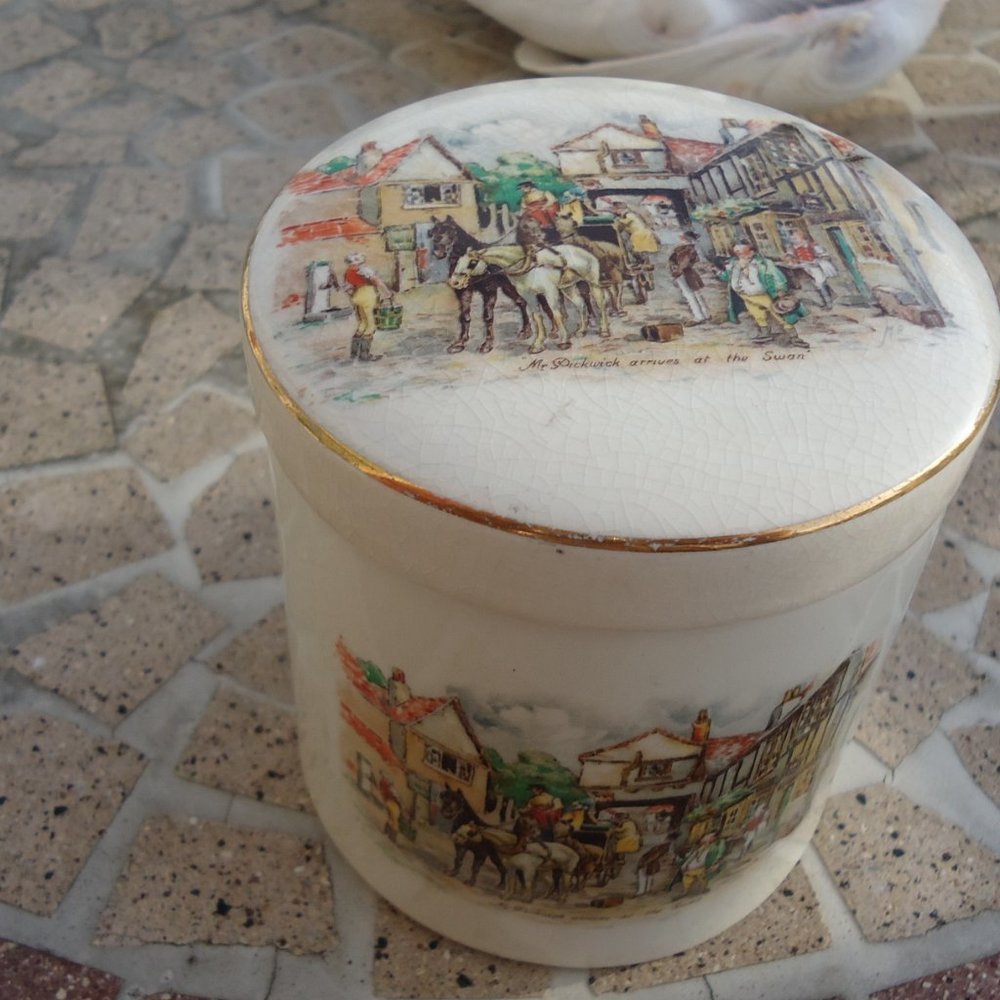 Vintage SANDLAND Ware CANISTER Marmalade JAR OXFOR